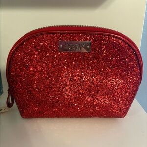 Victoria's Secret Sparkling Red Cosmetic Bag